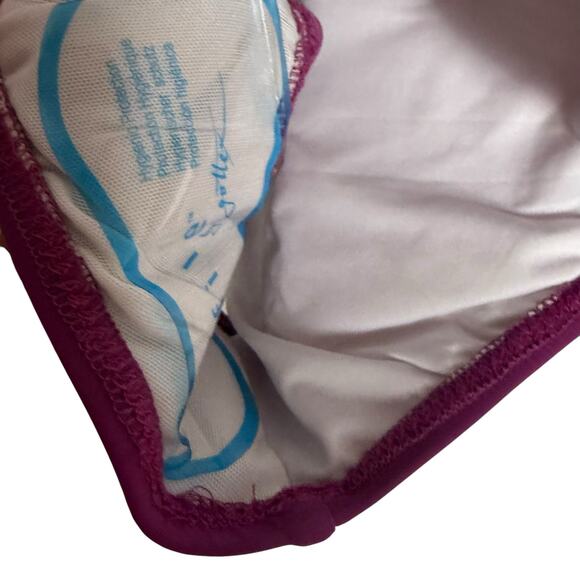 Profile By Gottex Purple One-Shoulder Ruffle One-Piece Swimsuit Size 8 - Picture 7 of 10